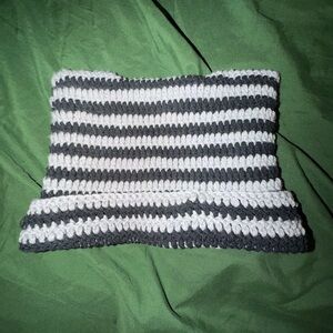 “Cat ear” crocheted beanie